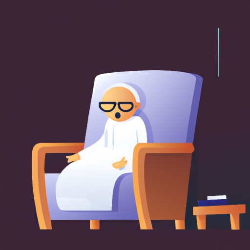 1. תמונה של אדם יושב בנוחות במיטת כורסה, תוך שימת דגש על חשיבות הנוחות.